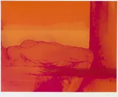 Wim Blom, Red Sleeper, screenprint