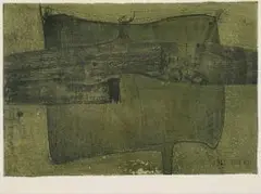 Giuseppe Cattaneo, Abstract (1961 Zurich), colour lithograph