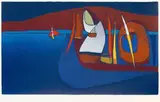 Fred Schimmel, Boats, screenprint
