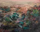 Mari Vermeulen-Breedt, Landscape with Discarded Bottles and Lucerne, Bapsfontein