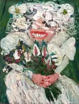 Georgina Gratrix, Bride Dressed as Cake, oil on canvas