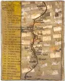 Vivienne Koorland, Battle at Arras, 1994, oil, paper, tape and glue on linen
