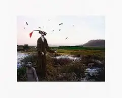 Jane Alexander, Harbinger in correctional uniform, lost marsh, digital print with pigment dyes on cotton paper