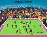 Chéri Cherin, Spectacle Africain, acrylic on canvas laid down on board