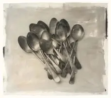 Stephen Inggs, Spoons, hand painted silver gelatin emulsion on 100% rag paper