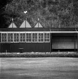 David Goldblatt, Bowling Green and clubhouse, Crown Mines, Johannesburg (2_5460)