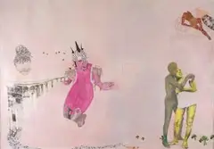 Ruby Onyinyechi Amanze, there is abundance, 2016, ink, graphite, photo transfers and coloured pencil on paper