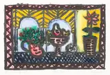 Robert Hodgins, Still Life, colour lithograph