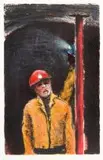 Underground by Sam Nhlengethwa, colour lithograph, sold May 2018
