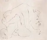 L'Etreinte, I by Pablo Picasso, linocut, sold May 2018