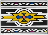 Esther Mahlangu, Untitled, screenprint