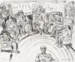Moleleki Frank Ledimo, Historic Moment, lithograph
