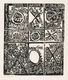 Elza Botha, Sonder Verhoor..., linocut