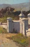 The Old Gate by Errol Boyley, oil on canvasboard, sold May 2018
