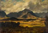 Edward Roworth, The Gathering Storm, Koelenhof, Stellenbosch, oil on board