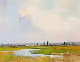 Vlei Toneel by Errol Boyley, oil on board, sold May 2018