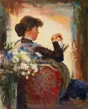 Mari Vermeulen-Breedt, Woman Reading