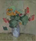 Conrad Theys, Nasturtiums in a Vase