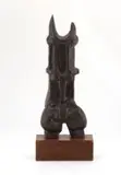 Peter Haden, Totemic Figure, bronze on a wooden base