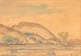 Okahandja by Jacobus Hendrik Pierneef, watercolour over pencil on paper, sold May 2018