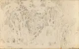 Jacobus Hendrik Pierneef, Zoutpansberg, pencil on artist's drawing board
