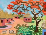 Nichola Alice Leigh, Kruger Park, acrylic on artist's board
