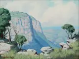 Oribi Gorge by Willem Hermanus Coetzer, oil on board, offered Nov 2018