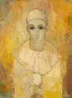 Pierrot by Frank Spears, oil on canvas laid down on board, offered Nov 2018