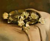 Still Life with White Flowers by Frans Oerder, oil on canvas, offered Nov 2018