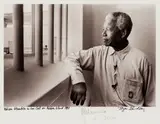Jürgen Schadeberg, Nelson Mandela in his Cell on Robben Island, 1994