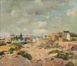 Waenhuiskrans by Gregoire Boonzaier, oil on canvas, sold Nov 2018