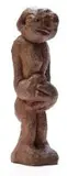 Cyprian Shilakoe, Figure with Clasped Hands, carved wood