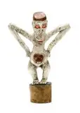 Phillip Rikhotso, Mr Baboon (N’Wanfenhe A Xisa Vanghana va Yena), carved and painted wood