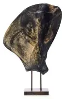 Giuseppe Cattaneo, Incised Composition, carved, incised and painted bone on steel base