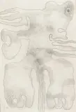 Wopko Jensma, Abstract Drawing, pencil on paper