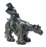 Man on Beast by Martin Qgibinsizi Tose, bronze with brown patina, offered Nov 2018