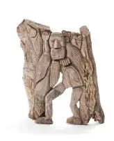 Angel by Jackson Hlungwani, carved wood, sold Nov 2018