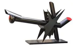 Thrust II by Edoardo Villa, painted steel, offered Nov 2018