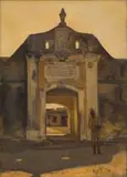 Fort Ibo, East Africa by Frans Oerder, oil on canvas, sold Nov 2018