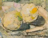 Jean Welz, Still Life with Grapefruit and Knife