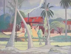 Jacobus Hendrik Pierneef, Cinnamon Mill, Seychelles, oil on canvas