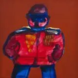 Nasty Young Bugger by Robert Hodgins, oil on canvas, sold Nov 2018