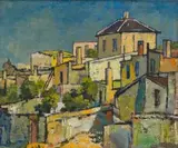 District Six by Gregoire Boonzaier, oil on canvas, sold Nov 2018