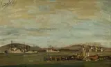 Clément Sénèque, Around the Bay, oil on board