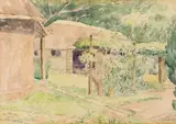 Sunnyside by Jacobus Hendrik Pierneef, watercolour on paper, offered Jun 2018