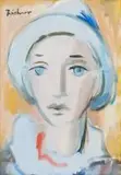 Blue Boy by Carl Büchner, oil on canvasboard, sold Jun 2018