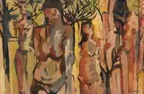 Nude Figures by Gordon Vorster, oil on canvasboard, offered Jun 2018