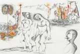Cecil Skotnes, The Stone Garden: Adam and Eve's Emigration from the Garden - No. 2