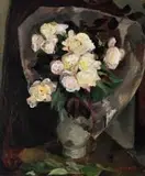 Maud Sumner, Roses in a Vase, oil on canvas