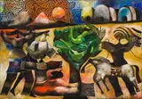 Lucky Sibiya, Tree and Figures